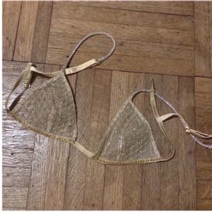 For love and lemons gold bralette fll gold bra